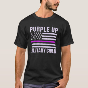 Month Of The Military Child 2022 Purple Up For Mil T-Shirt