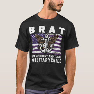 Month Of The Military Child Born Resilient And Tou T-Shirt