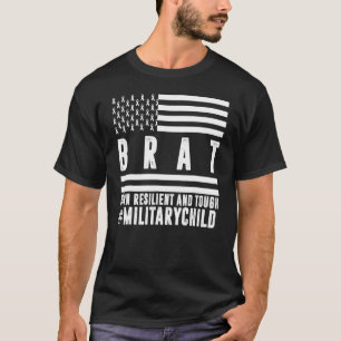 Month Of The Military Child Brat Born Resilient An T-Shirt