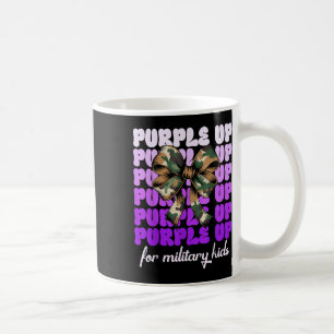Month Of The Military Child Girl Purple Up For Mil Coffee Mug