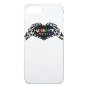 Month Skeleton Heart Hands LGBTQIA  iPhone 8/7 Case