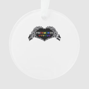 Month Skeleton Heart Hands LGBTQIA Creative Style Ornament