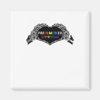 Month Skeleton Heart Hands LGBTQIA Magnet