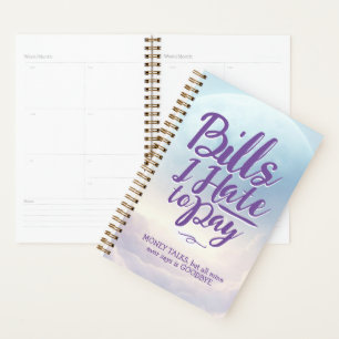 Monthly Bill Planner Personal Finance Journal 