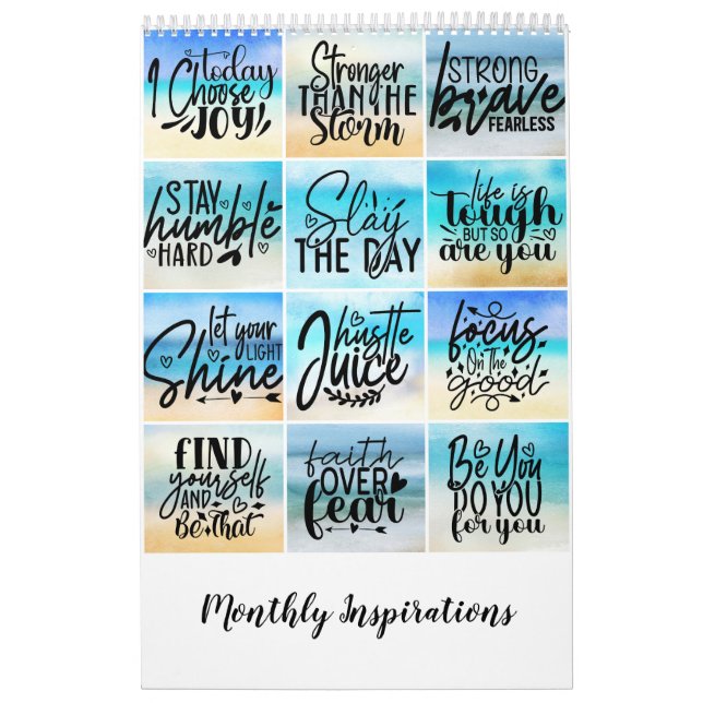 Monthly Inspiration Calendar (Cover)