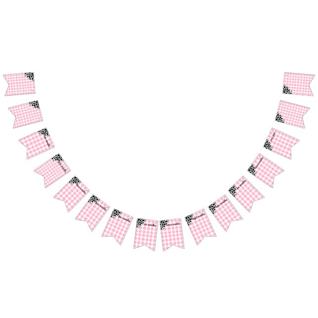 Monthly Milestone Banner for First Birthday (All)