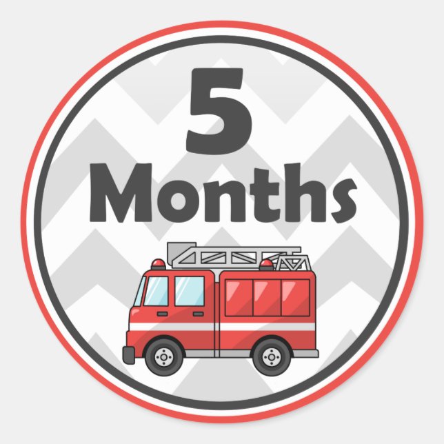 Monthly Milestone Stickers - Baby Month to Month (Front)