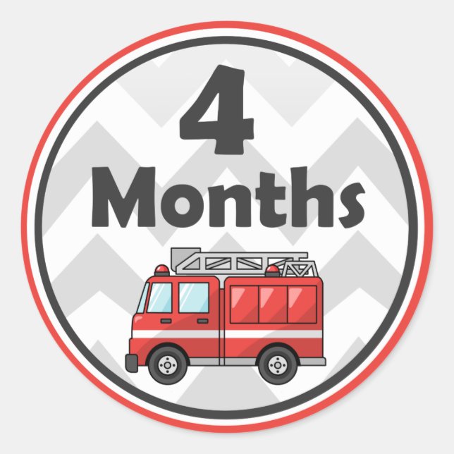 Monthly Milestone Stickers - Baby Month to Month (Front)