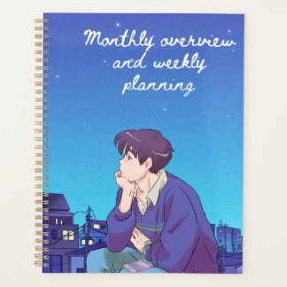 monthly overview and weekly planning planner