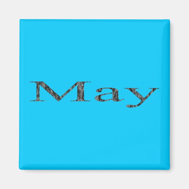 Months of the Year - May Magnet (Front)