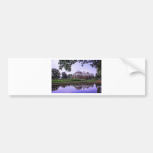 Monticello Reflection Bumper Sticker