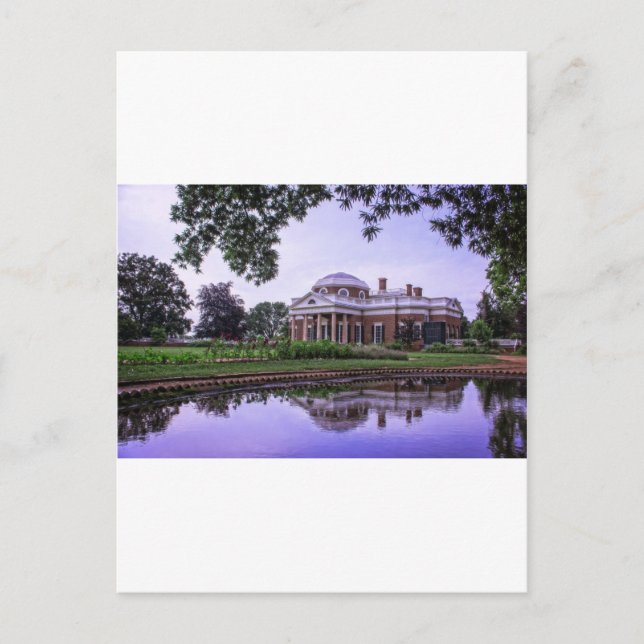 Monticello Reflection Postcard (Front)