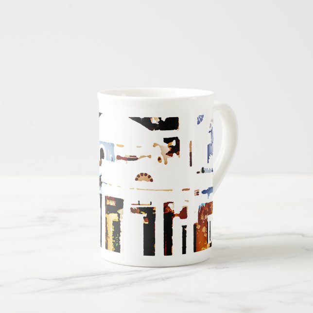 Monticello - Thomas Jefferson's Home in Virginia Bone China Mug (Front Right)
