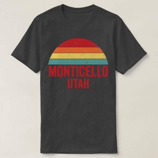 Monticello Utah T-Shirt (Design Front)