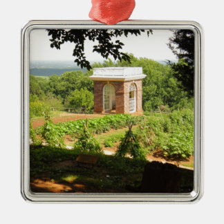 Monticello View Metal Ornament