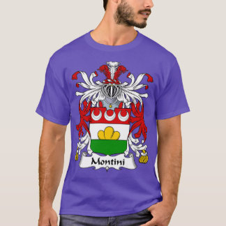 Montini Coat of Arms Family Crest  T-Shirt