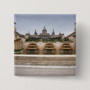 Montjuc Fortress 15 Cm Square Badge
