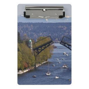 Montlake Bridge and Cascade Mountains Mini Clipboard