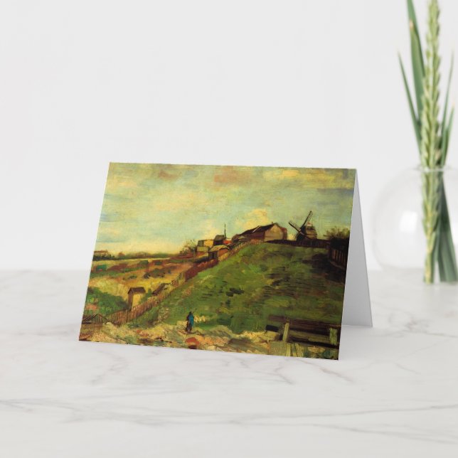 Montmartre: Quarry, the Mills by Vincent van Gogh Card (Front)