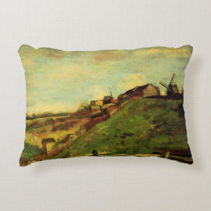 Montmartre: Quarry, the Mills by Vincent van Gogh Decorative Cushion