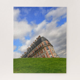 Montmartre Sinking House in Paris Jigsaw Puzzle