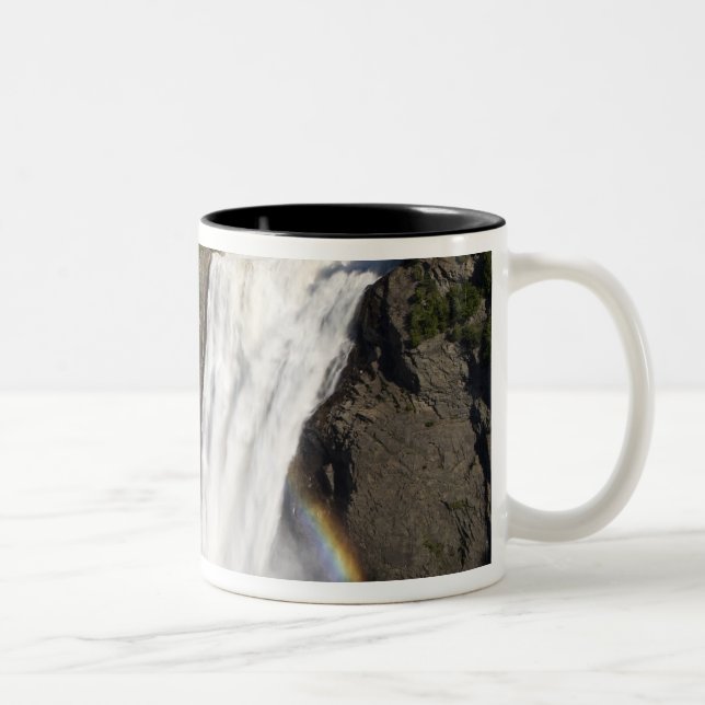 Montmorency Falls near Quebec City. Two-Tone Coffee Mug (Right)