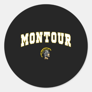 Montour High School Spans C2 Classic Round Sticker