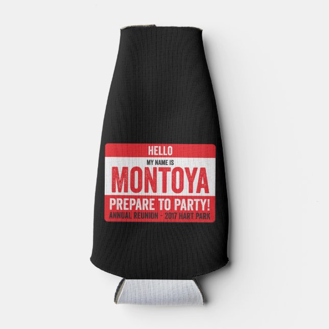 Montoya Reunion 2017 - Prepare to Party! Cooler (Front)
