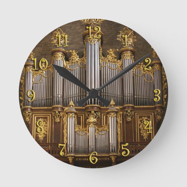 Montpelier organ round clock (Front)
