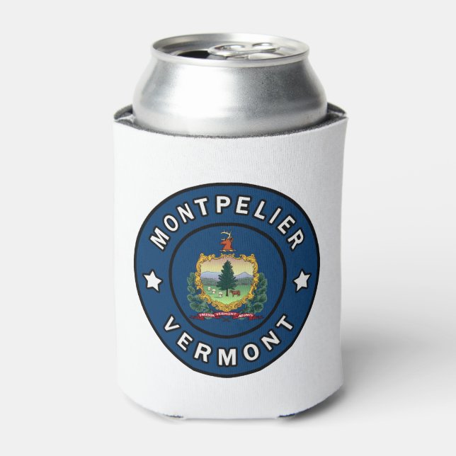 Montpelier Vermont Can Cooler (Can Front)