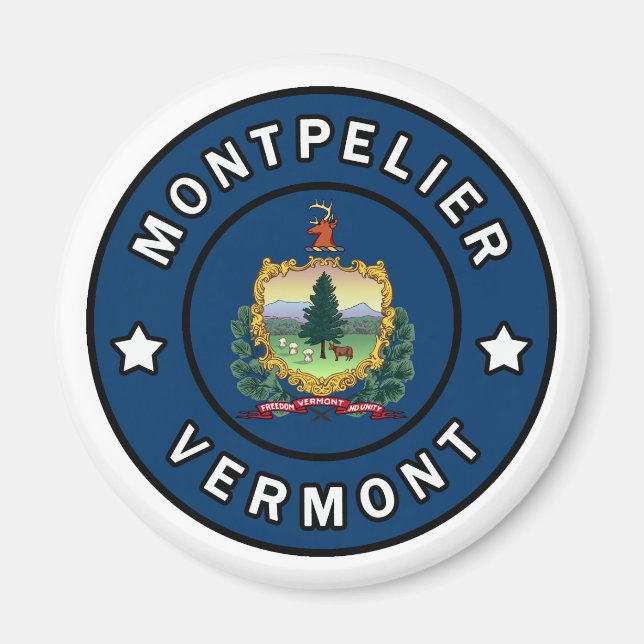 Montpelier Vermont Magnet (Front)