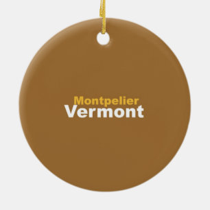 Montpelier, Vermont Ornament