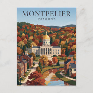 Montpelier Vermont Postcard