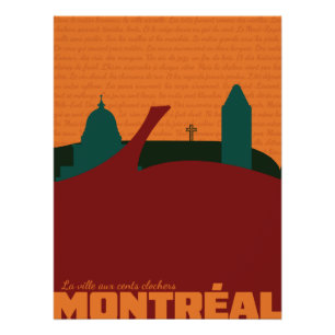 Montrea, Canada - Wall Art Poster