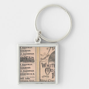 Montreal and Boston Air Line Key Ring
