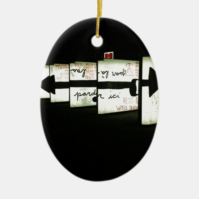 Montreal Art Ceramic Ornament (Front)