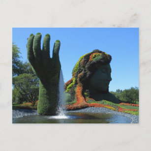 Montreal Botanical Garden Postcard
