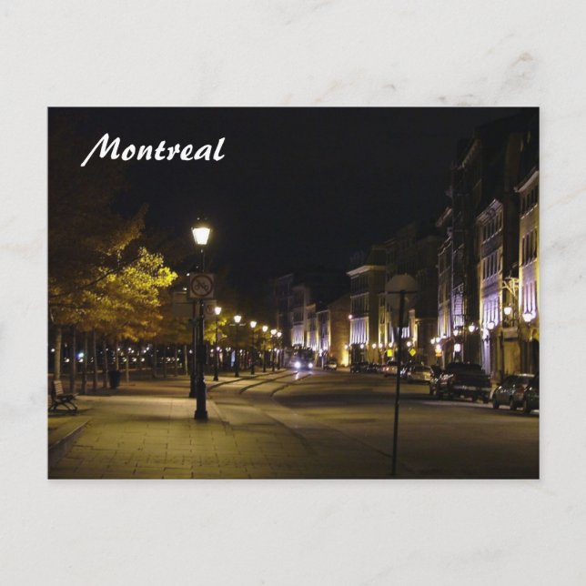 Montreal by Night Postcard (Front)