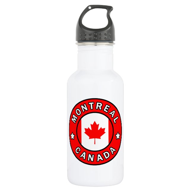 Montreal Canada 532 Ml Water Bottle (Front)