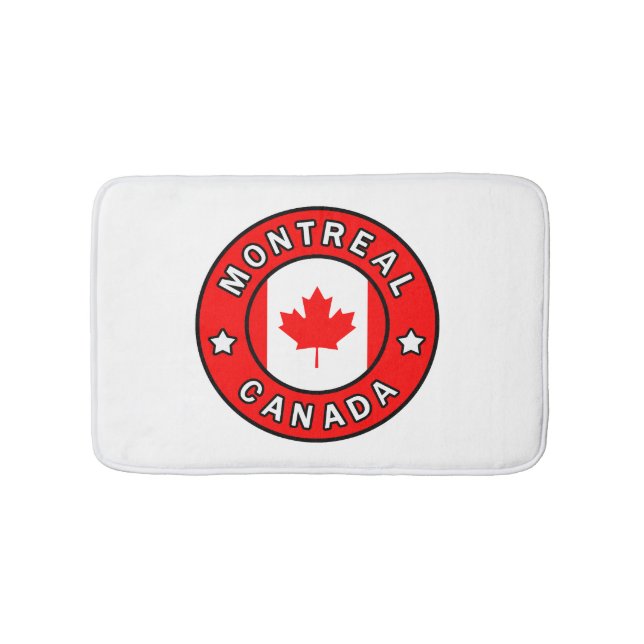 Montreal Canada Bath Mat (Front)