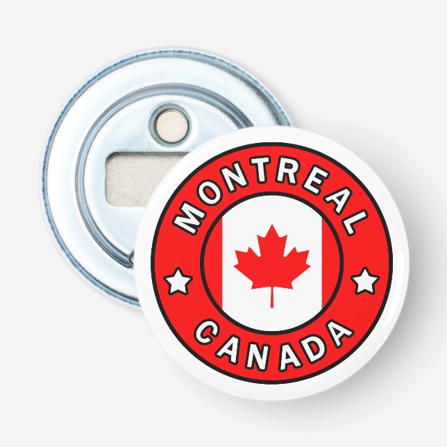 Montreal Canada Bottle Opener (Front)