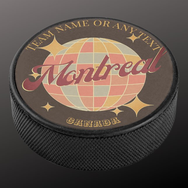 Montreal Canada City Hockey club Hockey Puck (Creator Uploaded)