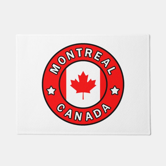 Montreal Canada Doormat (Front)