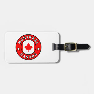 Montreal Canada Luggage Tag