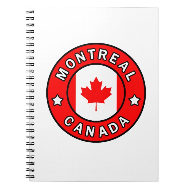 Montreal Canada Notebook (Front)