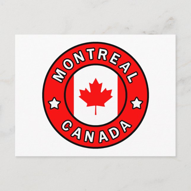 Montreal Canada Postcard (Front)