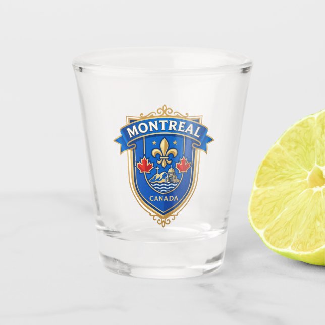 Montreal Canada Shot Glass (Front)