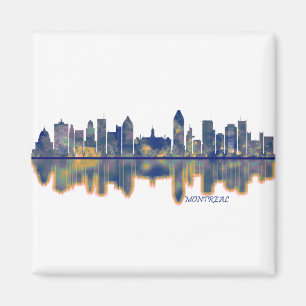 Montreal Canada Skyline Magnet