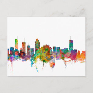 Montreal Canada Skyline Postcard