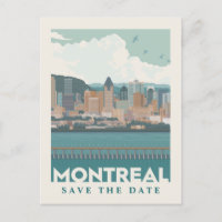 Montreal, Canada | Skyline | Save the Date
